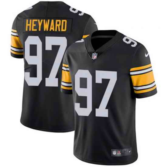 Nike Steelers #97 Cameron Heyward Black Alternate Mens Stitched NFL Vapor Untouchable Limited Jersey